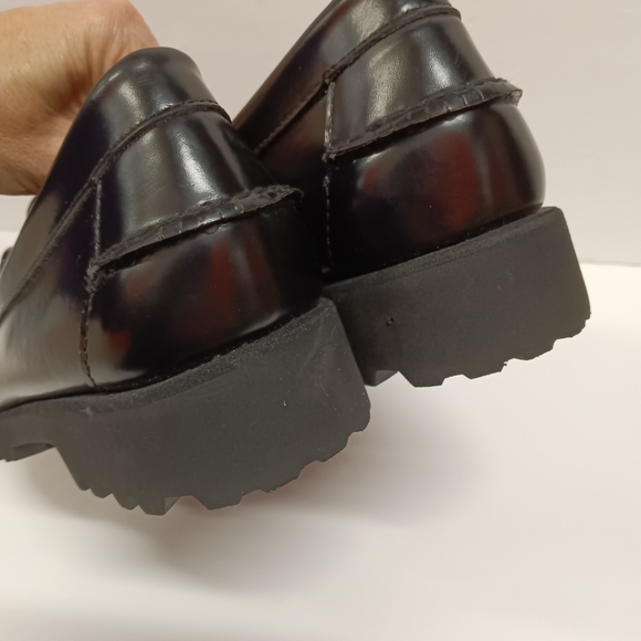 Bass Weejuns 90s Lianna Horsebit Loafers Black Smooth Leather - Picture 10 of 14